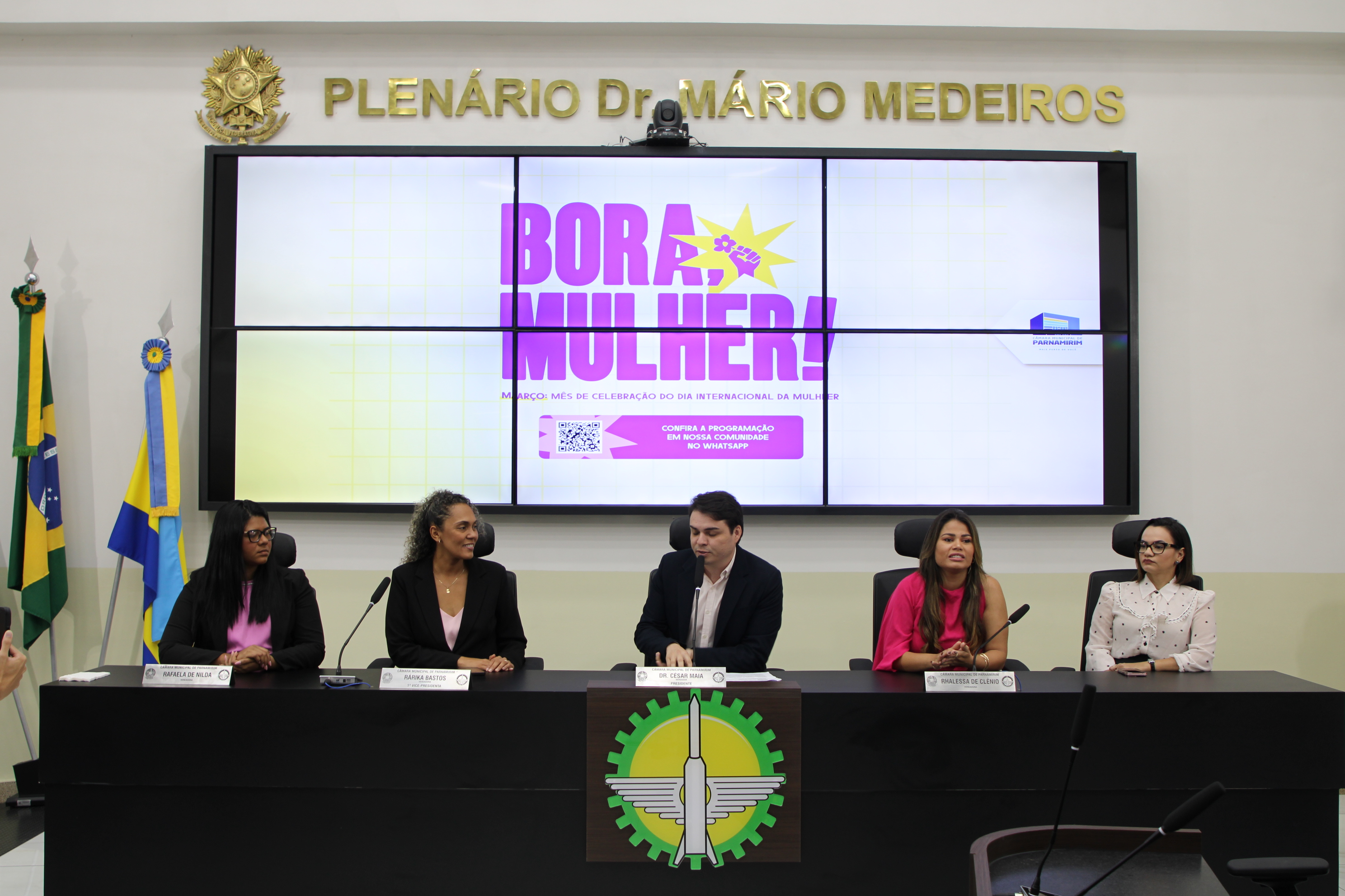 2025-03-10 - Abertura do mês da mulher - evento Bora Mulher