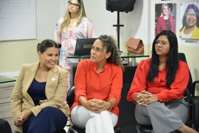 2025-03-17 - lançamento do podcast da Frente Parlamentar das Mulheres