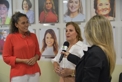 2025-03-17 - lançamento do podcast da Frente Parlamentar das Mulheres