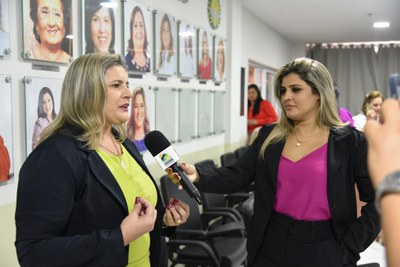 2025-03-17 - lançamento do podcast da Frente Parlamentar das Mulheres