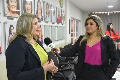 2025-03-17 - lançamento do podcast da Frente Parlamentar das Mulheres