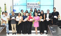 Câmara de Parnamirim celebra os 30 anos do Colégio Teresa